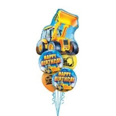 Construction Birthday Balloon Gift